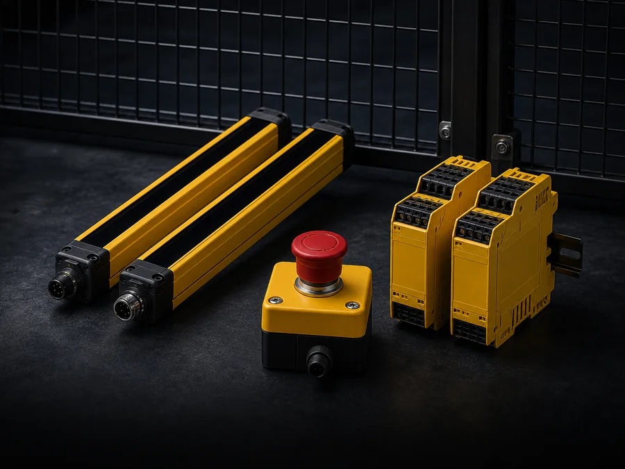 Équipements de sécurité pour machine industrielle